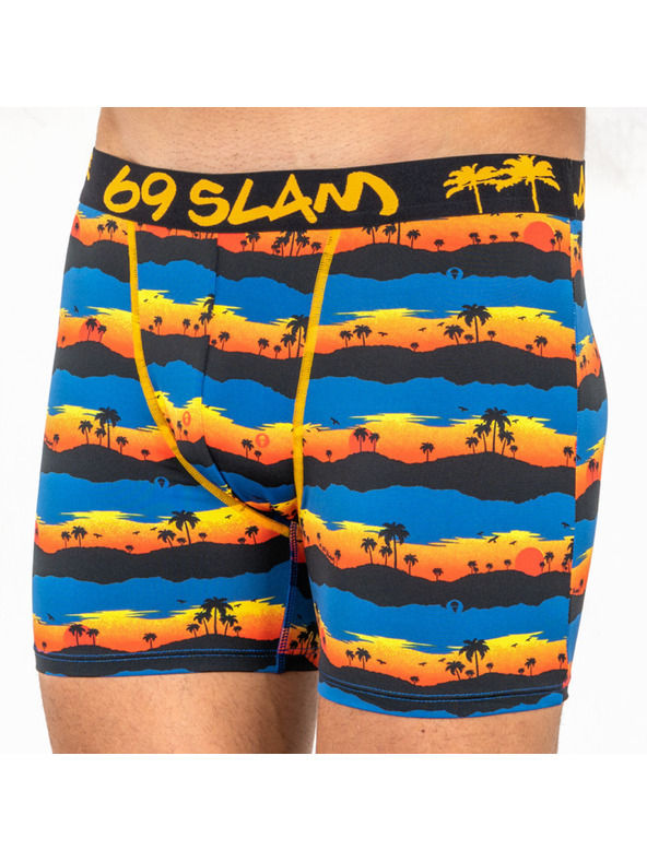 69slam Férfi boxeralsó 69SLAM fit sunset palm