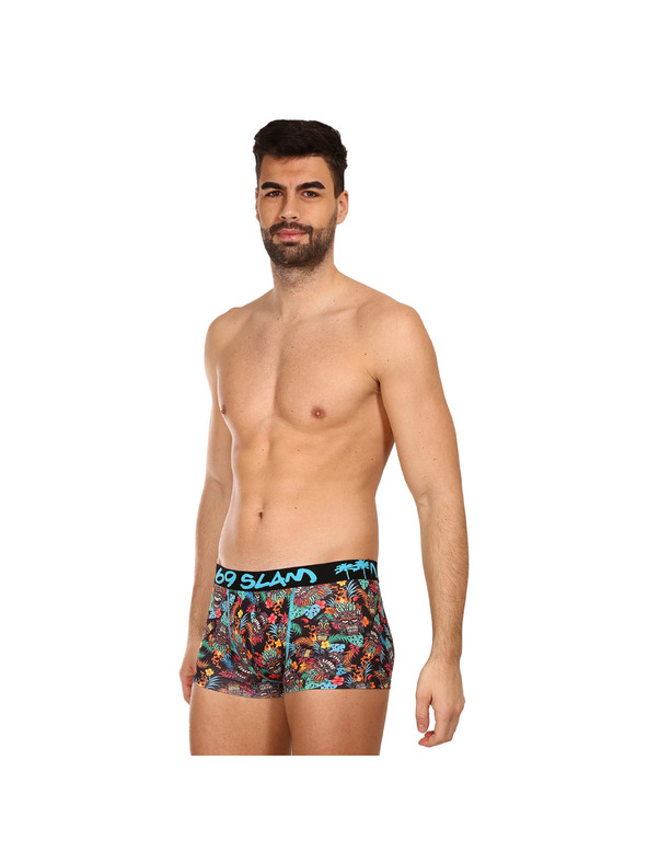 69slam Férfi boxeralsó 69SLAM hip hawaii tiki