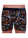 69slam Férfi boxeralsó 69SLAM fit bambusz fish skull