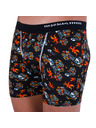 69slam Férfi boxeralsó 69SLAM fit bambusz fish skull