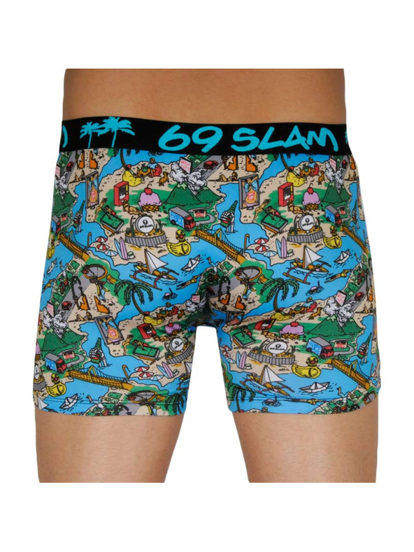 69slam Férfi boxeralsó 69SLAM fit bali