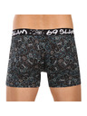 69slam Férfi boxeralsó 69SLAM Gilbert fit bamboo SKULLER
