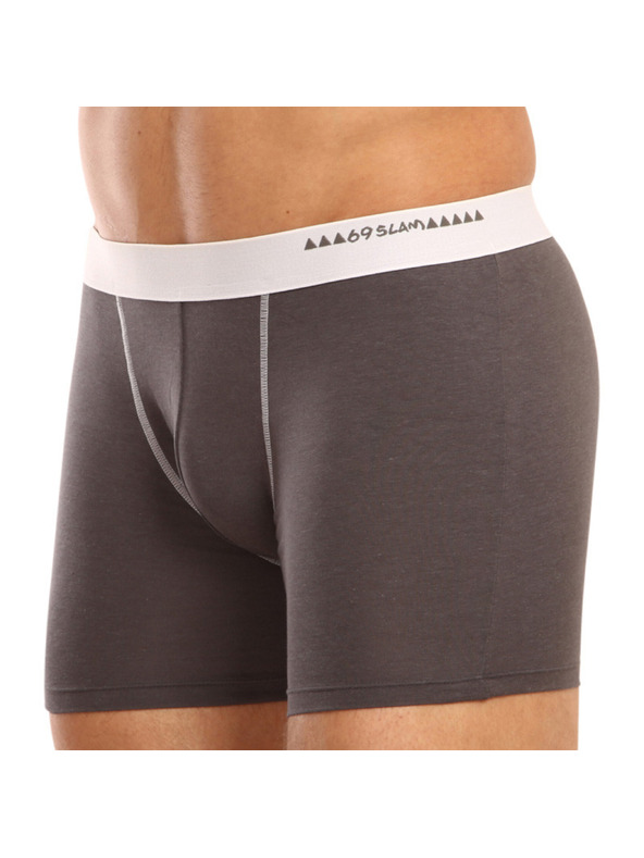 69slam Férfi boxeralsó 69SLAM fit bambusz plain
