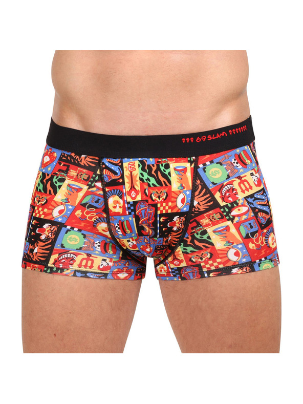 69slam Férfi boxeralsó 69SLAM hip bamboo WEIRD BLOCK ELIJAH