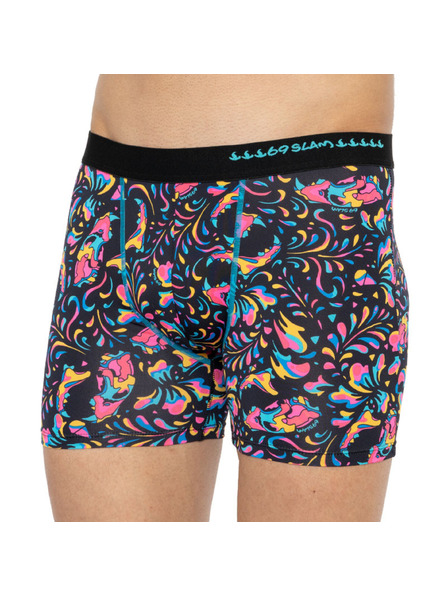 69slam Férfi boxeralsó 69SLAM fit tiger skull