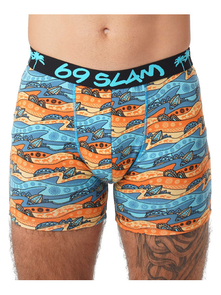 69slam Férfi boxeralsó 69SLAM hip bamboo WEIRD BLOCK ELIJAH