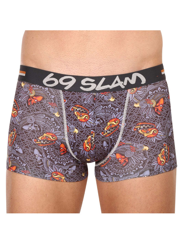 69slam Férfi boxeralsó 69SLAM hip mayan head mason