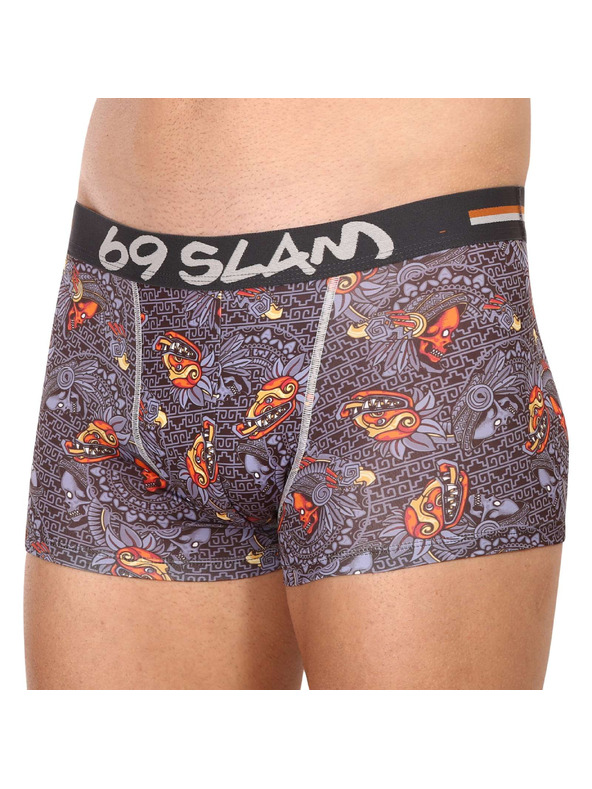 69slam Férfi boxeralsó 69SLAM hip mayan head mason