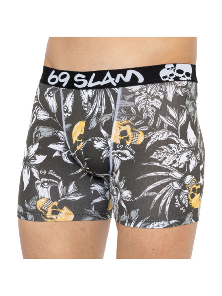 69slam Férfi boxeralsó 69SLAM fit bamboo wild garden