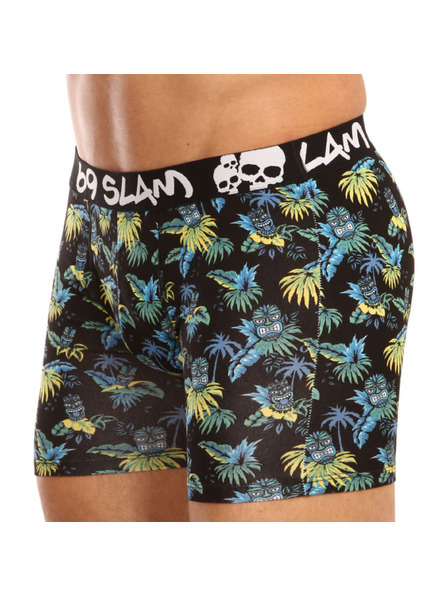 69slam Férfi boxeralsó 69SLAM fit bamboo tiki face