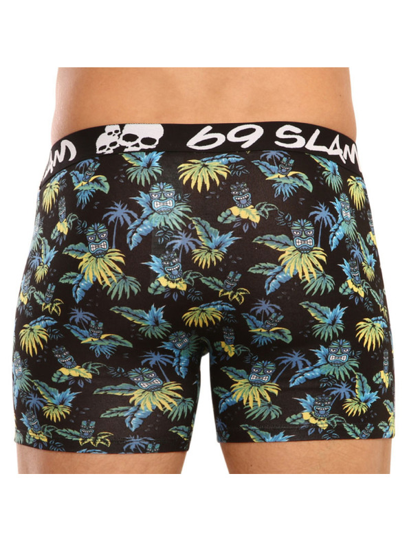 69slam Férfi boxeralsó 69SLAM fit bamboo tiki face