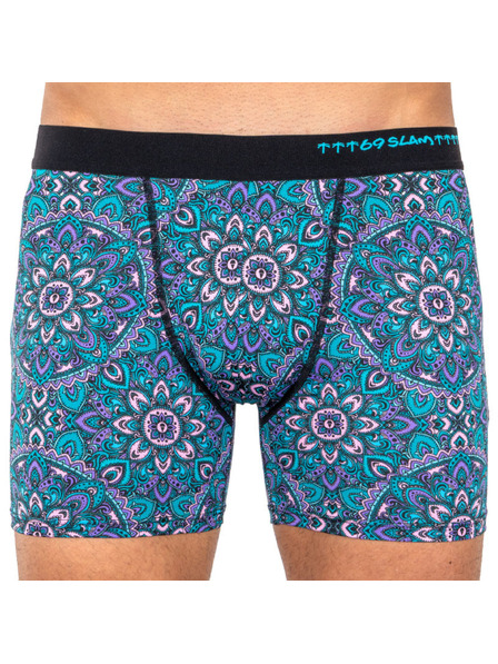 69slam Férfi boxeralsó 69SLAM fit pastel mandala