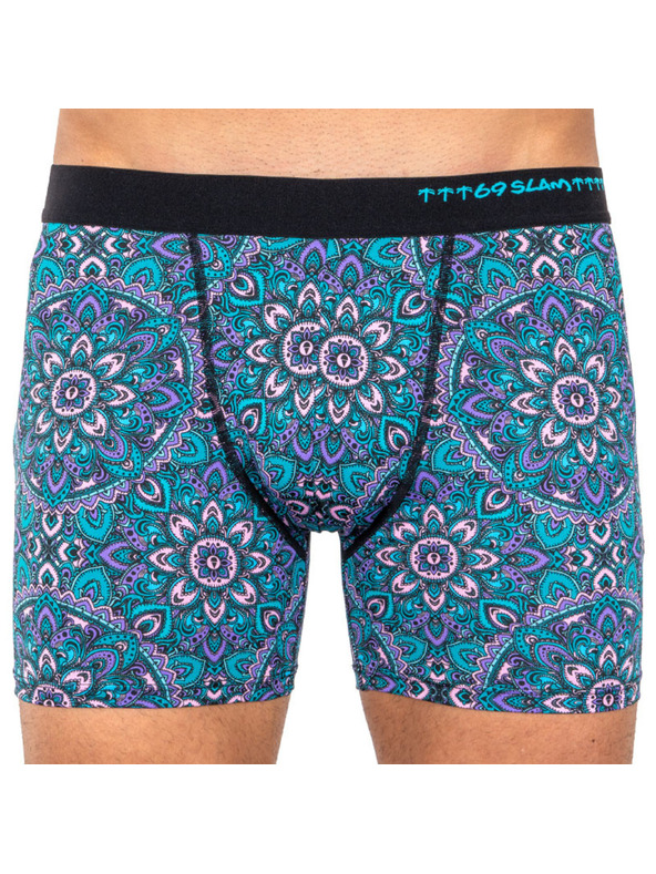 69slam Férfi boxeralsó 69SLAM fit pastel mandala