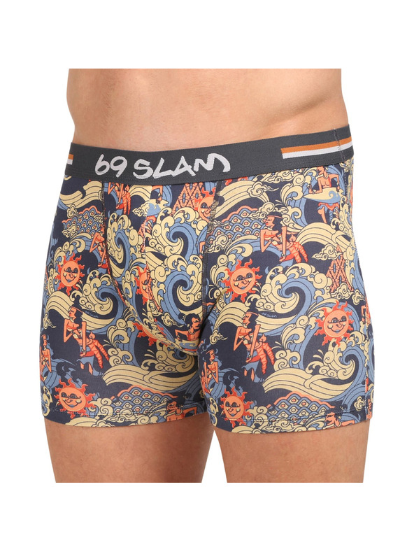 69slam Férfi boxeralsó 69SLAM fit bamboo ANCIENT WAVES GILBERT