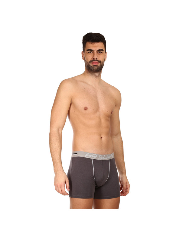 69slam Férfi boxeralsó 69SLAM fit bambusz plain