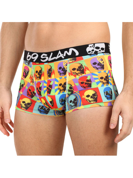 69slam Férfi boxeralsó 69SLAM SKULL MASON HIP többszínű