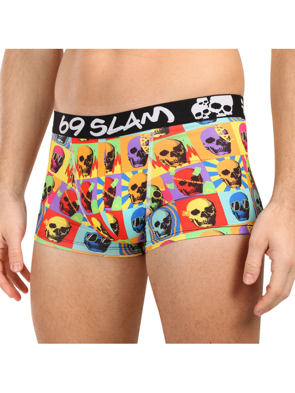 69slam Férfi boxeralsó 69SLAM SKULL MASON HIP többszínű