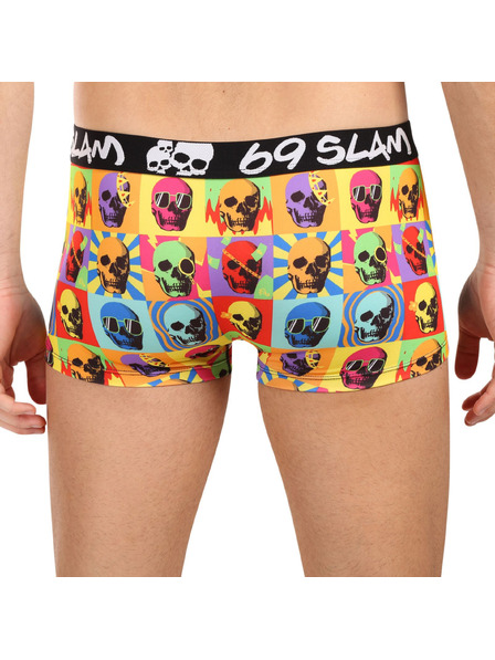 69slam Férfi boxeralsó 69SLAM SKULL MASON HIP többszínű