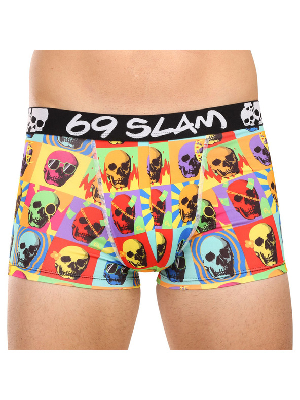 69slam Férfi boxeralsó 69SLAM SKULL MASON HIP többszínű