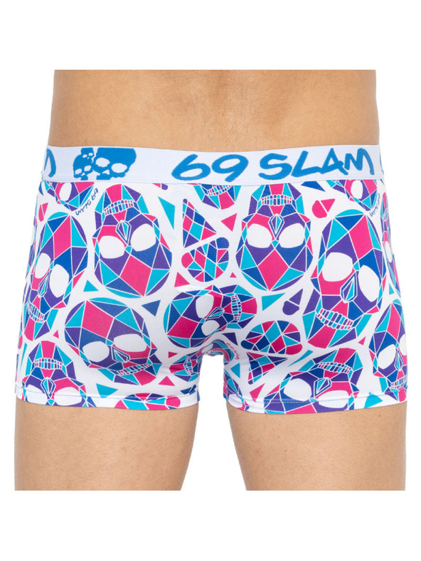 69slam Férfi boxeralsó 69SLAM hip skullmond white