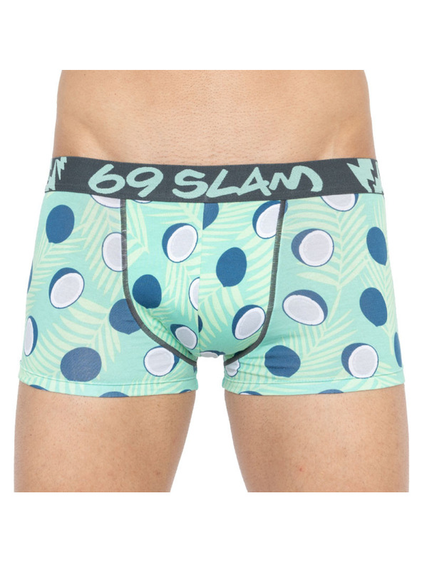 69slam Férfi boxeralsó 69SLAM hip bamboo coco blue