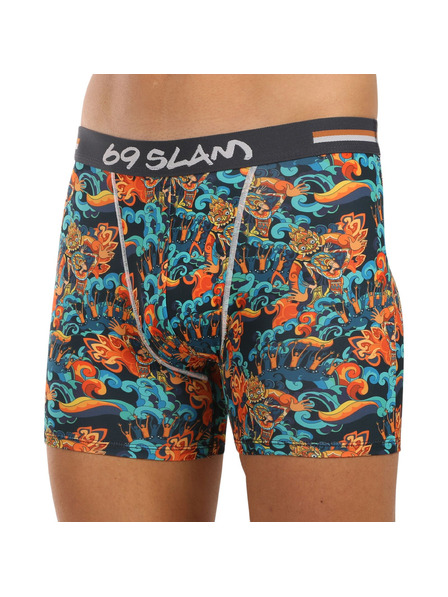 69slam Férfi boxeralsó 69SLAM fit FIRE DANCE DYLAN