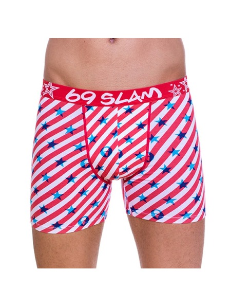 69slam Férfi boxeralsó 69SLAM Fit Bamboo Logo & Lines