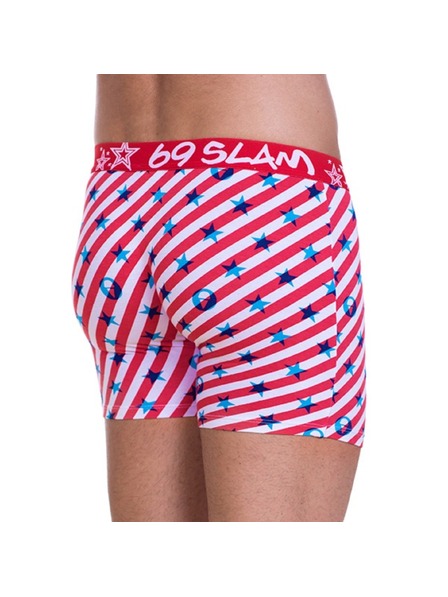 69slam Férfi boxeralsó 69SLAM Fit Bamboo Logo & Lines