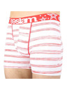 69slam Férfi boxeralsó 69SLAM fit stripes red