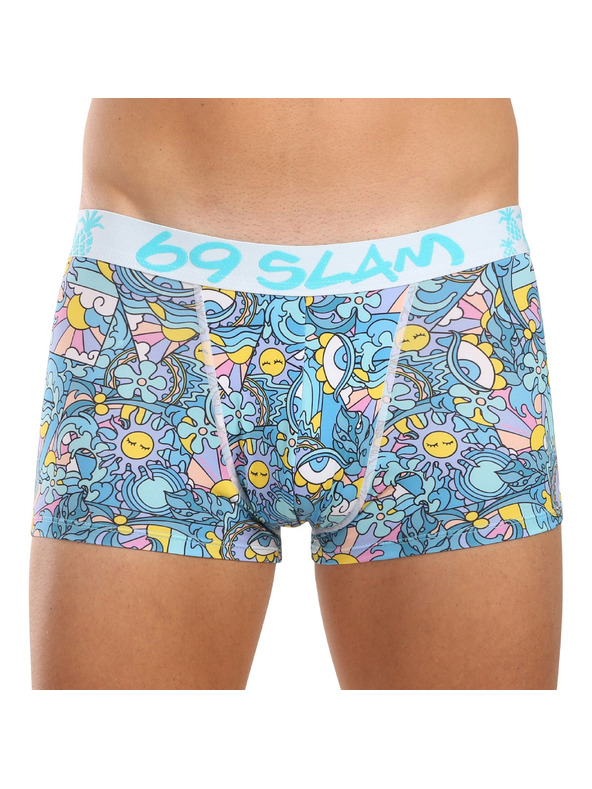 69slam Férfi boxeralsó 69SLAM Hip TROPICAL VISION MASON