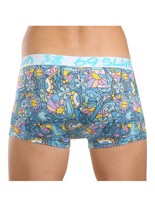 69slam Férfi boxeralsó 69SLAM Hip TROPICAL VISION MASON