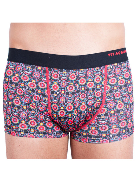 69slam Férfi boxeralsó 69SLAM hip flower skull