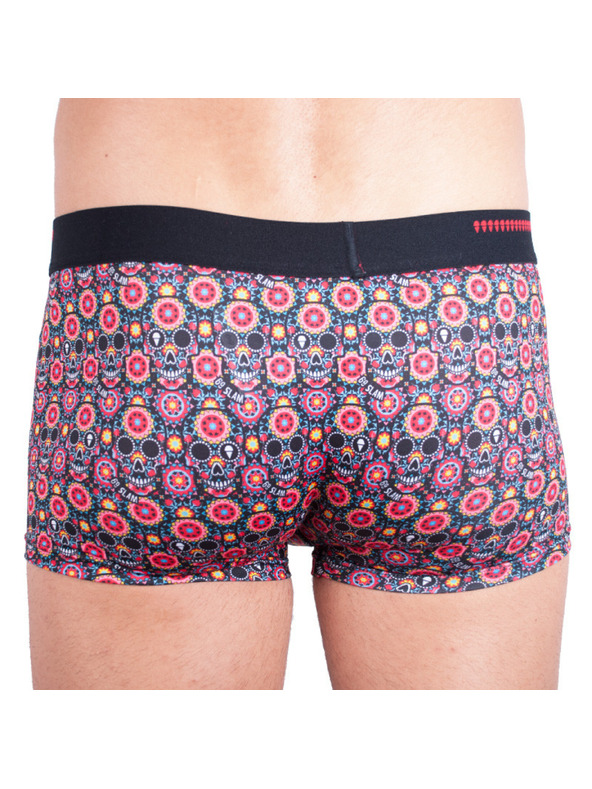 69slam Férfi boxeralsó 69SLAM hip flower skull