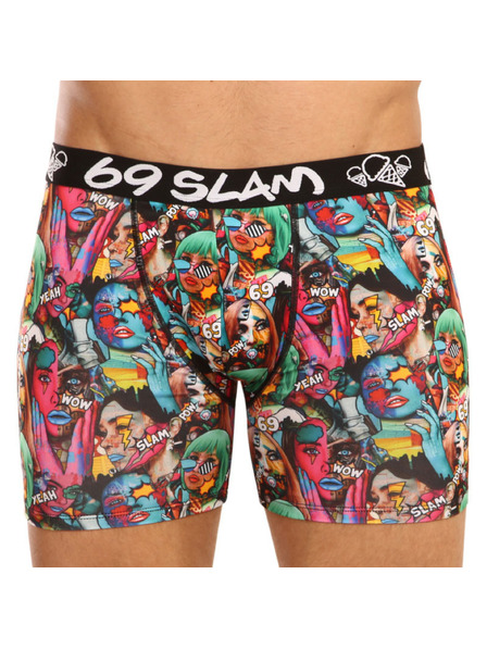 69slam Férfi boxeralsó 69SLAM fit pop art