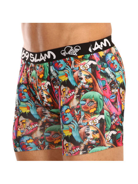 69slam Férfi boxeralsó 69SLAM fit pop art