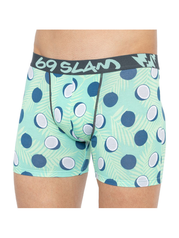 69slam Férfi boxeralsó 69SLAM fit bamboo coco blue