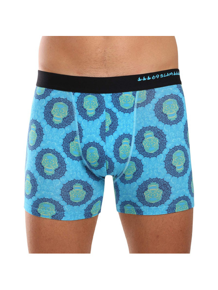 69slam Férfi boxeralsó 69SLAM fit bamboo SKULL MANDALA