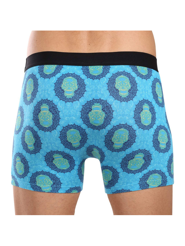 69slam Férfi boxeralsó 69SLAM fit bamboo SKULL MANDALA