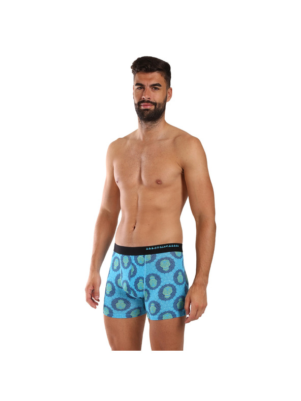 69slam Férfi boxeralsó 69SLAM fit bamboo SKULL MANDALA