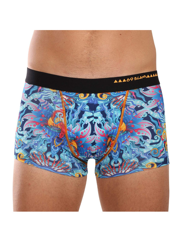 69slam Férfi boxeralsó 69SLAM Hip BLUE HABITAT