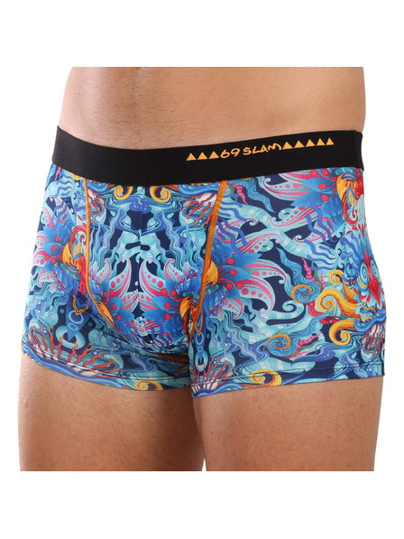 69slam Férfi boxeralsó 69SLAM Hip BLUE HABITAT