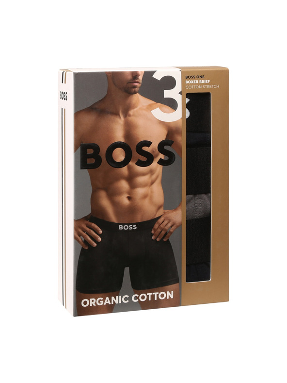 BOSS Három darabos csomag - BOSS férfi boxeralsó többszínű