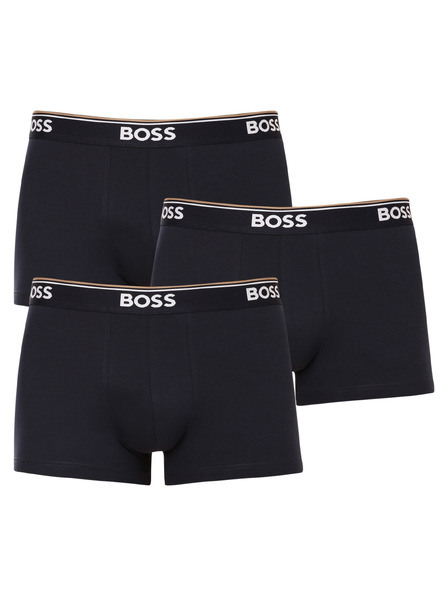 BOSS Három darabos csomag - BOSS férfi boxeralsó sötétkék