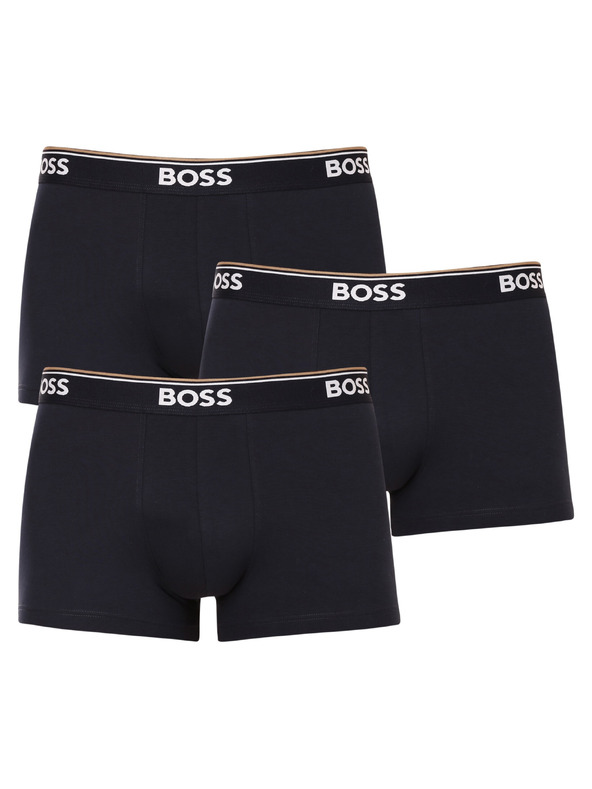 BOSS Három darabos csomag - BOSS férfi boxeralsó sötétkék