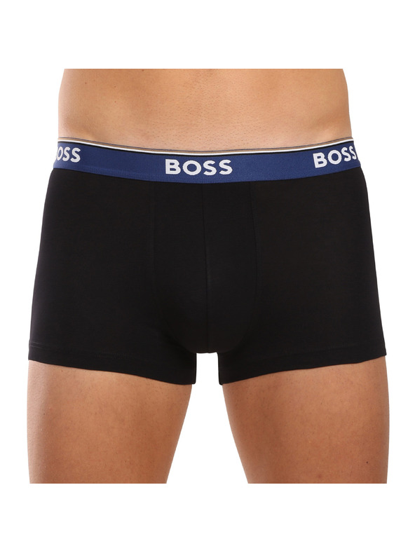 BOSS Három darabos csomag - BOSS férfi boxeralsó fekete
