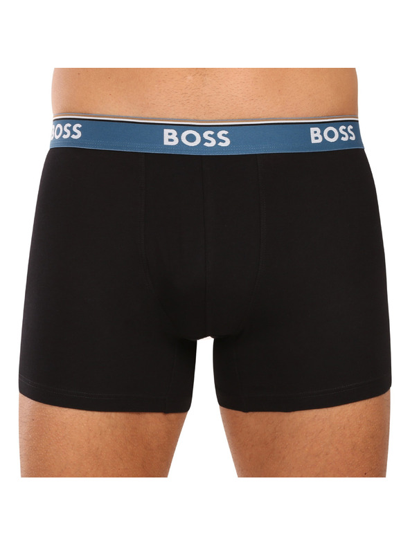 BOSS Három darabos csomag - BOSS férfi boxeralsó fekete