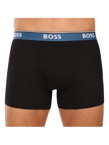 BOSS Három darabos csomag - BOSS férfi boxeralsó fekete