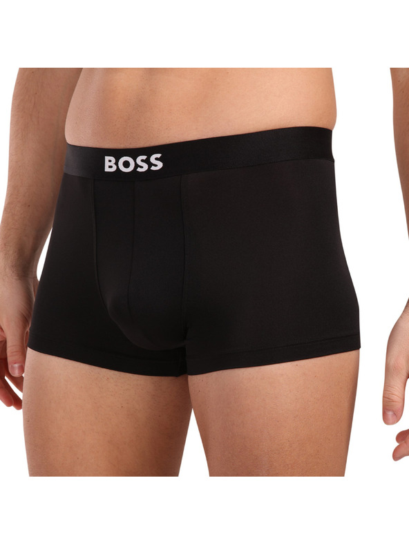 BOSS Három darabos csomag - BOSS férfi boxeralsó fekete