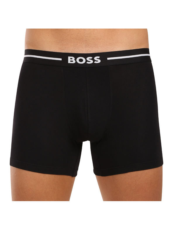 BOSS Három darabos csomag - BOSS férfi boxeralsó fekete