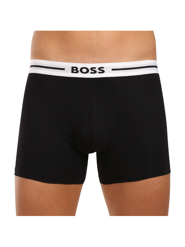 BOSS Három darabos csomag - BOSS férfi boxeralsó fekete